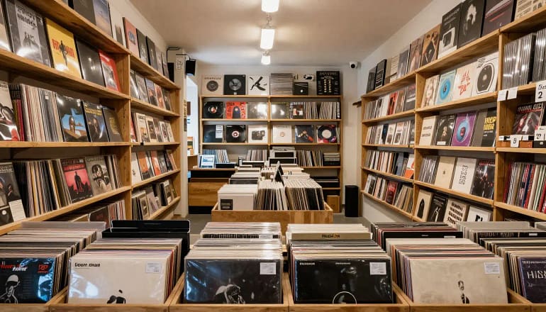 f14ijkec crate digging in a record store f14ijkec crate digging in a record store radio