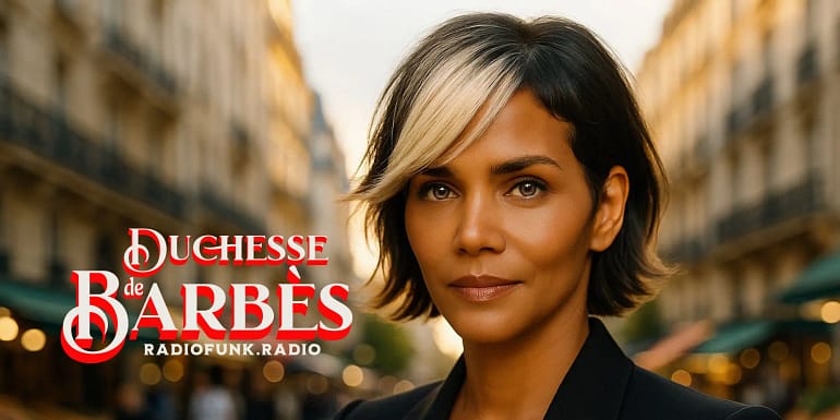 duchesse de barbès dans les rue de paris pour émission sur la radio funk