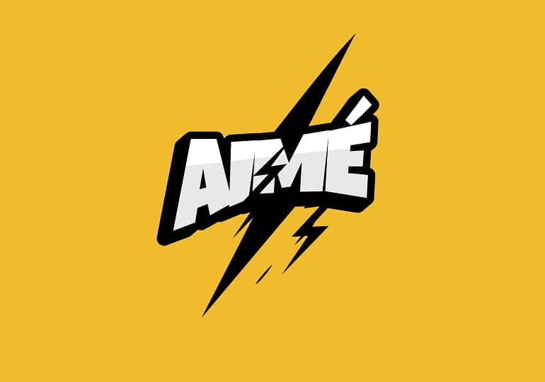 Aimé 4 Aime sur fond Jaune radiofunk